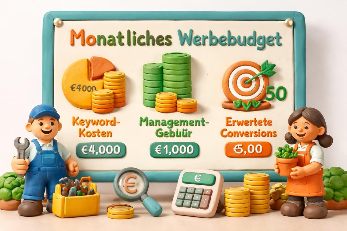 Werbebudget Kalkulation