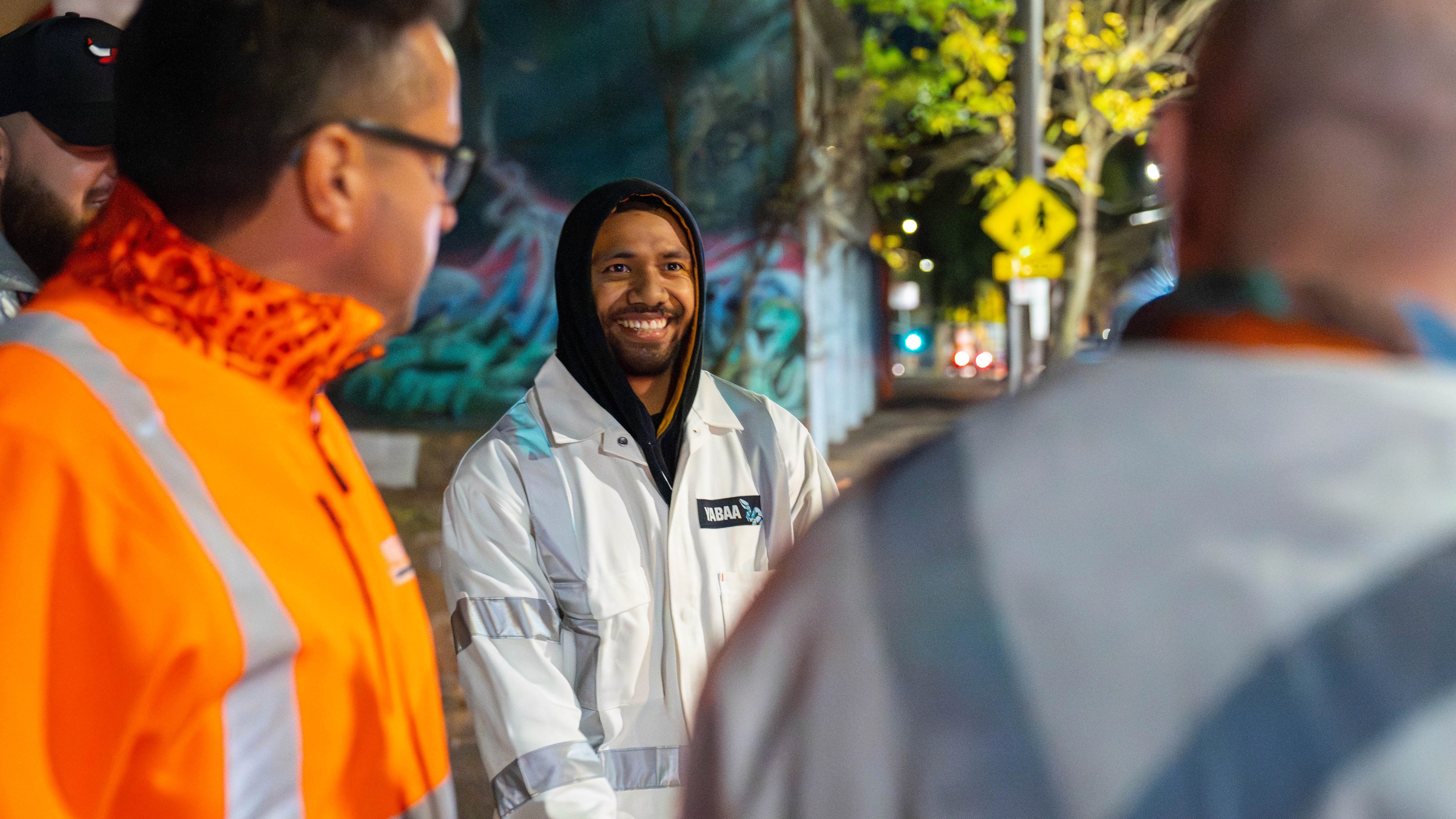 Image of Traffic Control Workers Talking