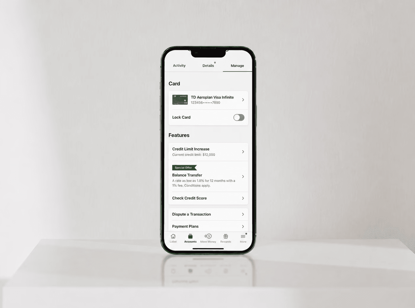 Mockup of OpenRoom app