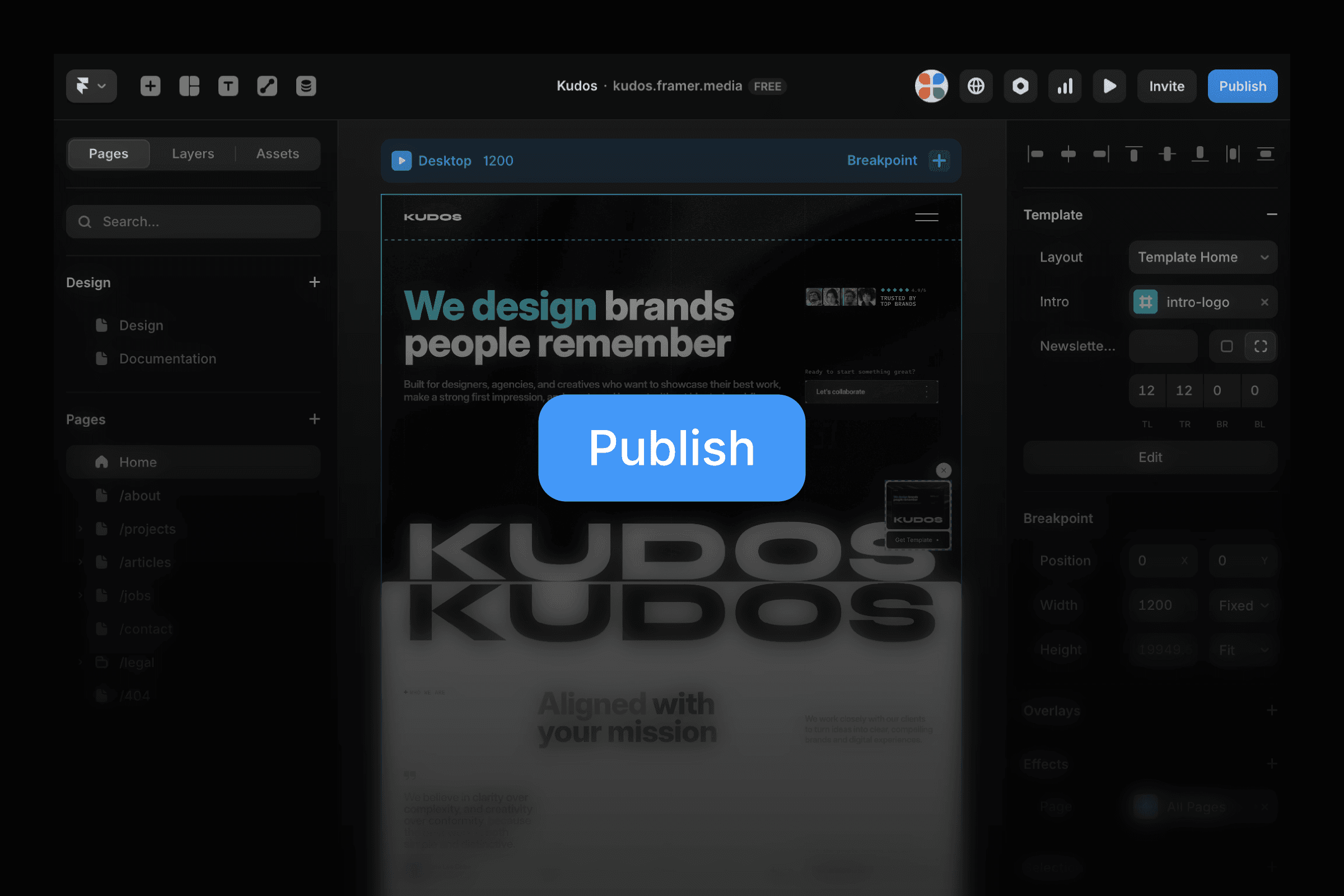 How to launch a Framer site in a weekend