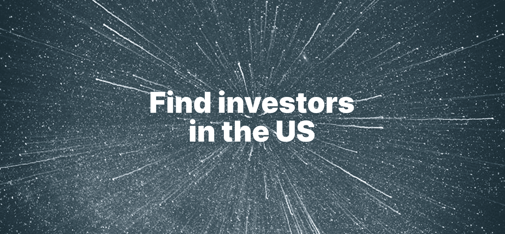 Find investors in the US