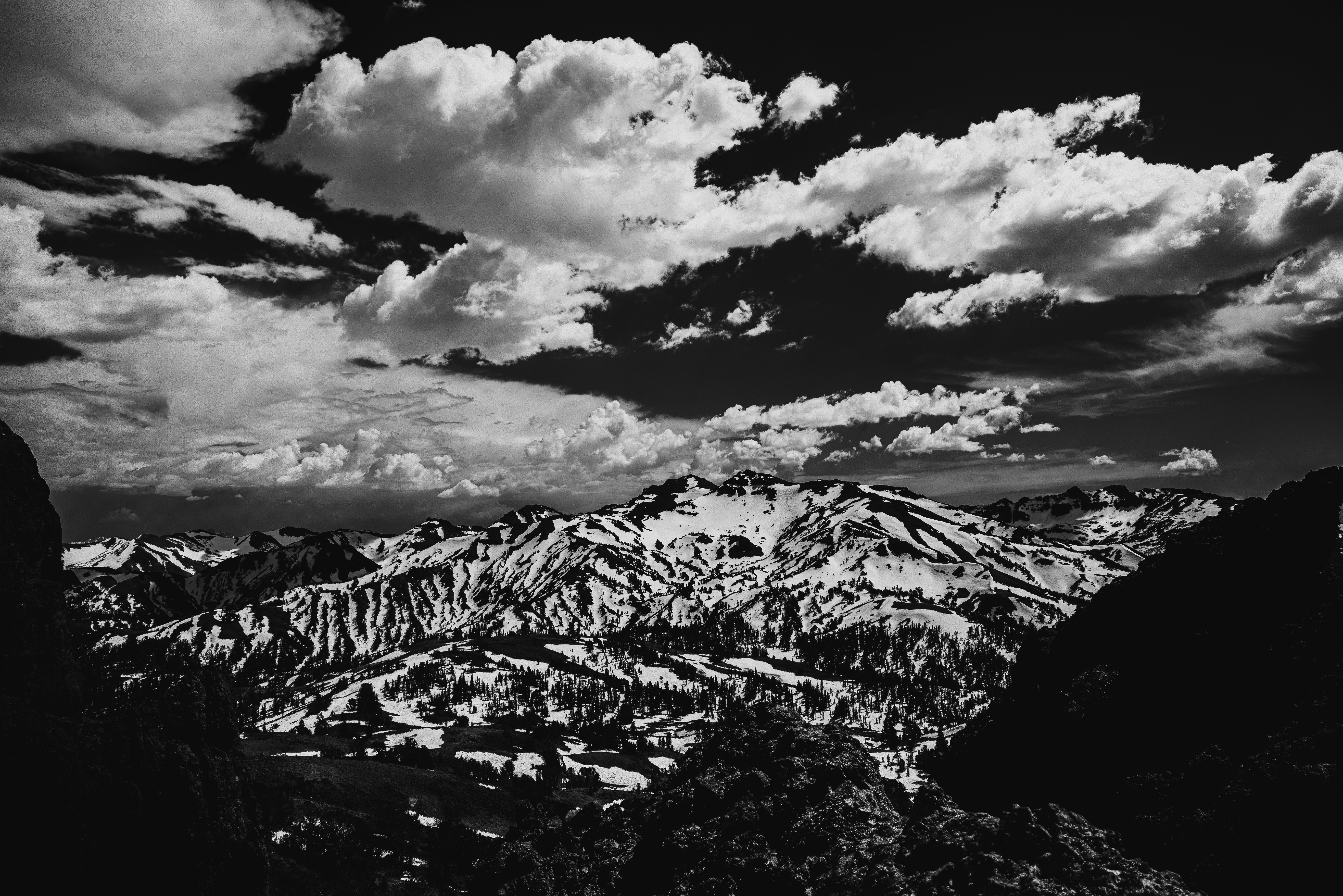 high altitude mountain peaks