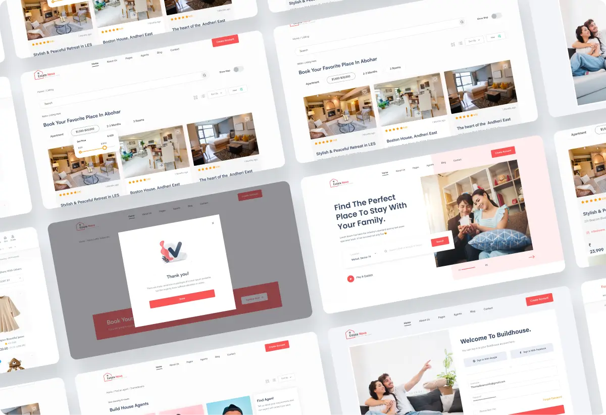Web mockup