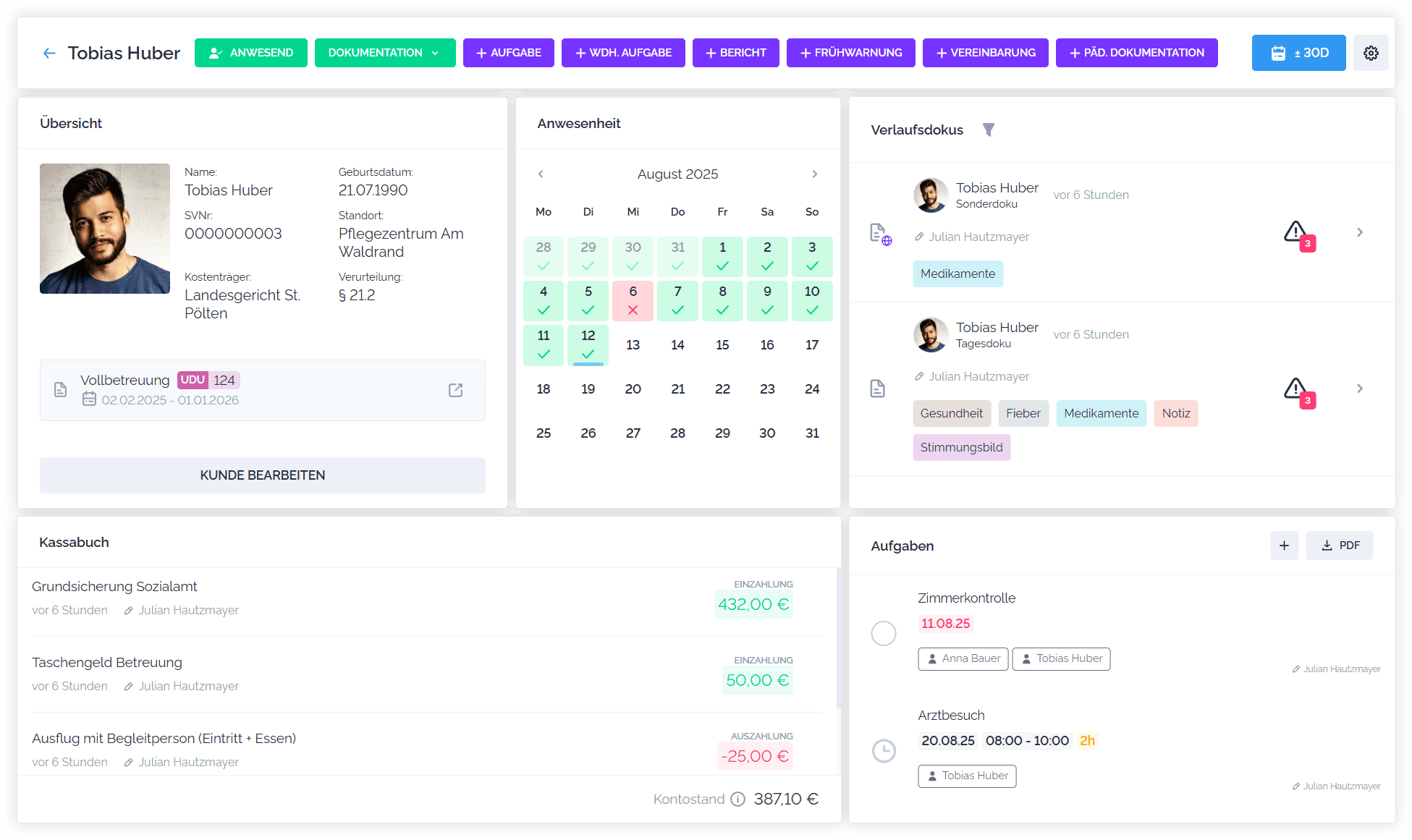 Screenshot of Fokus Software
