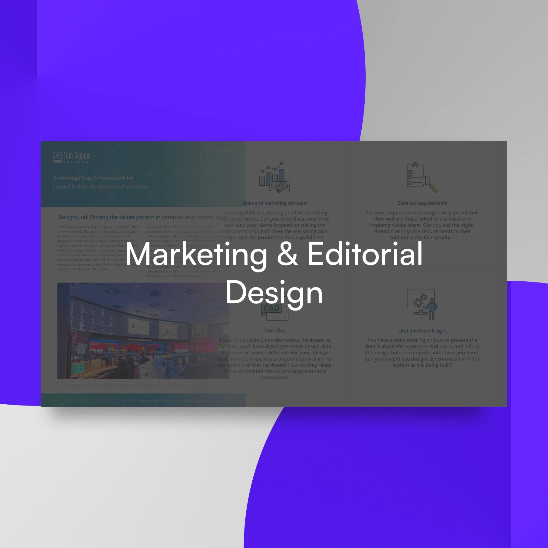 Marketing and editorial design home