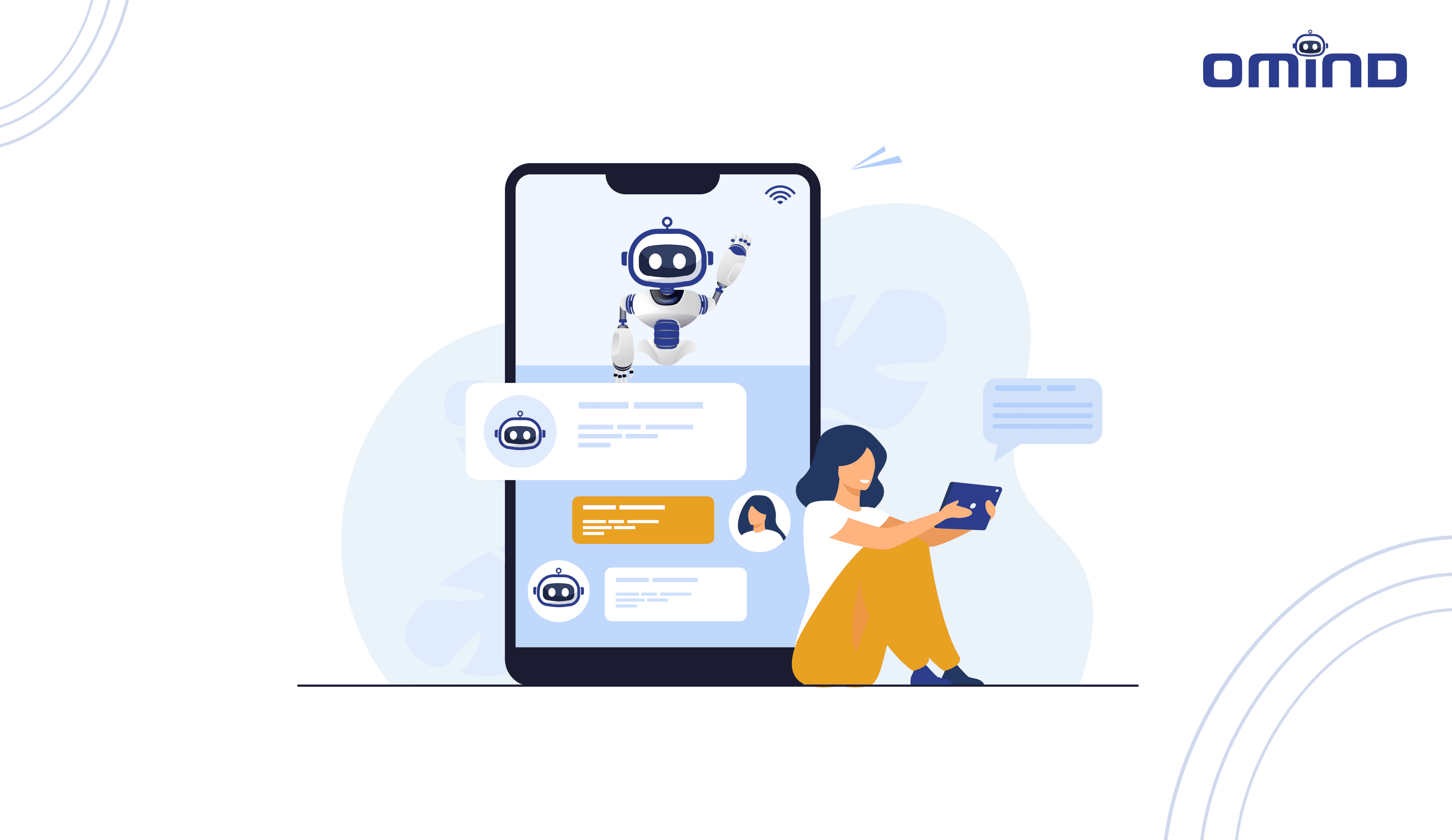 Chatbots used for enhancing Customer Experience.