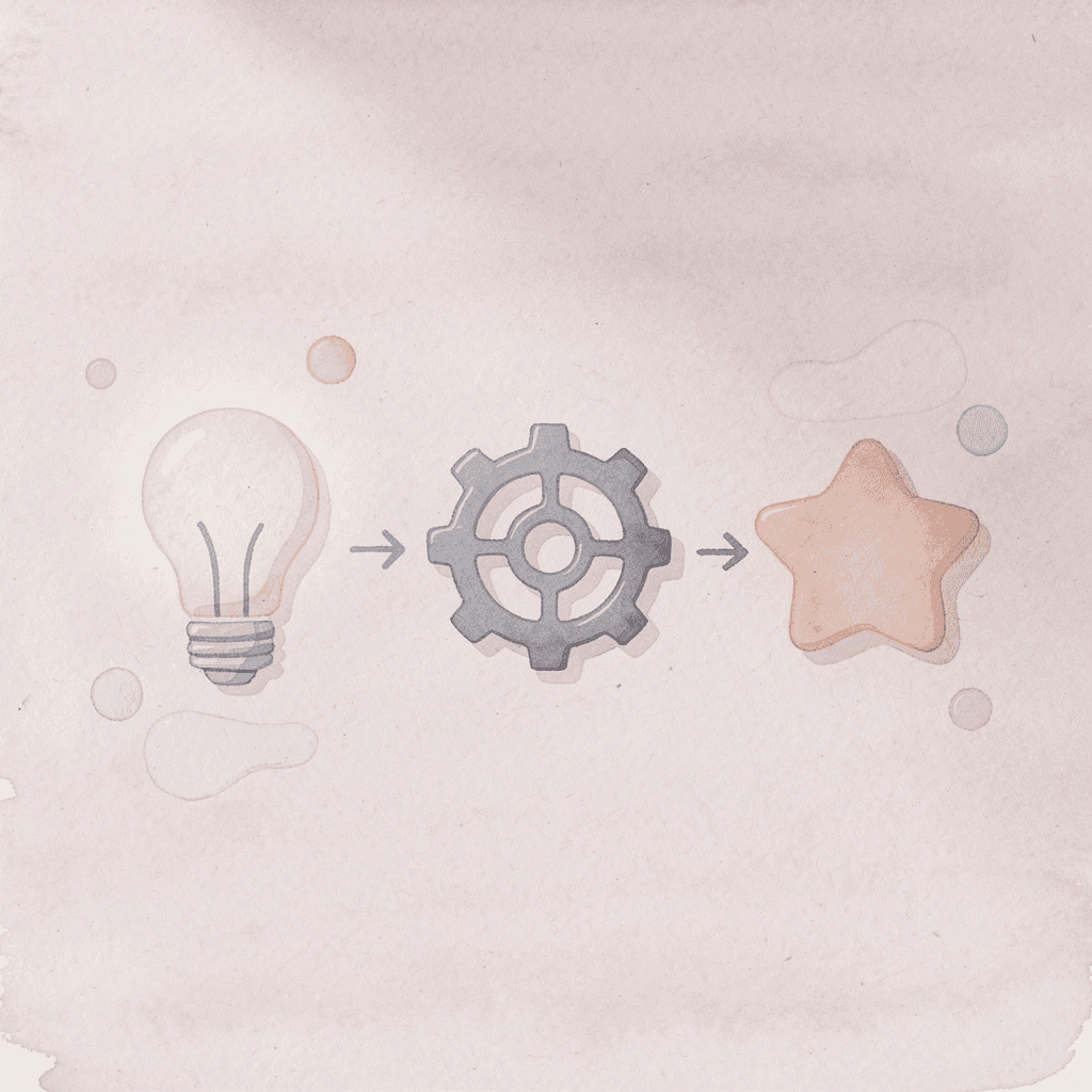 Three icons showing Arabic learning progression