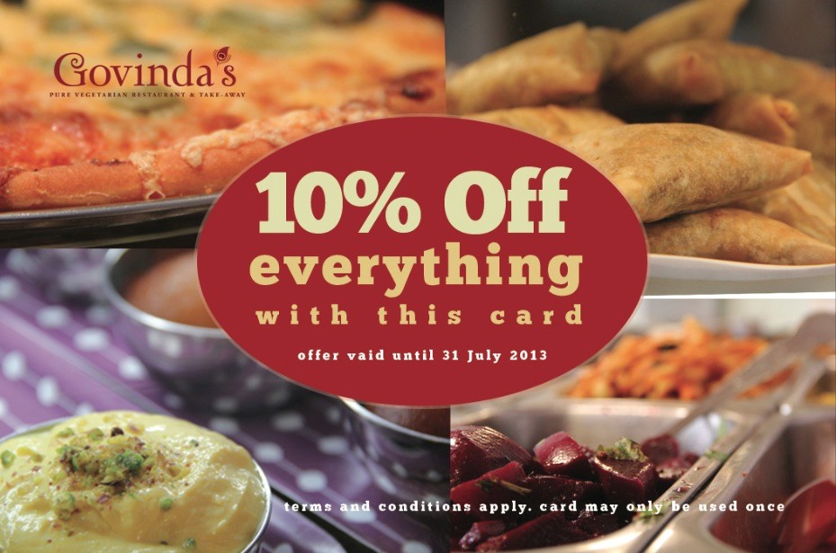 govindas london card