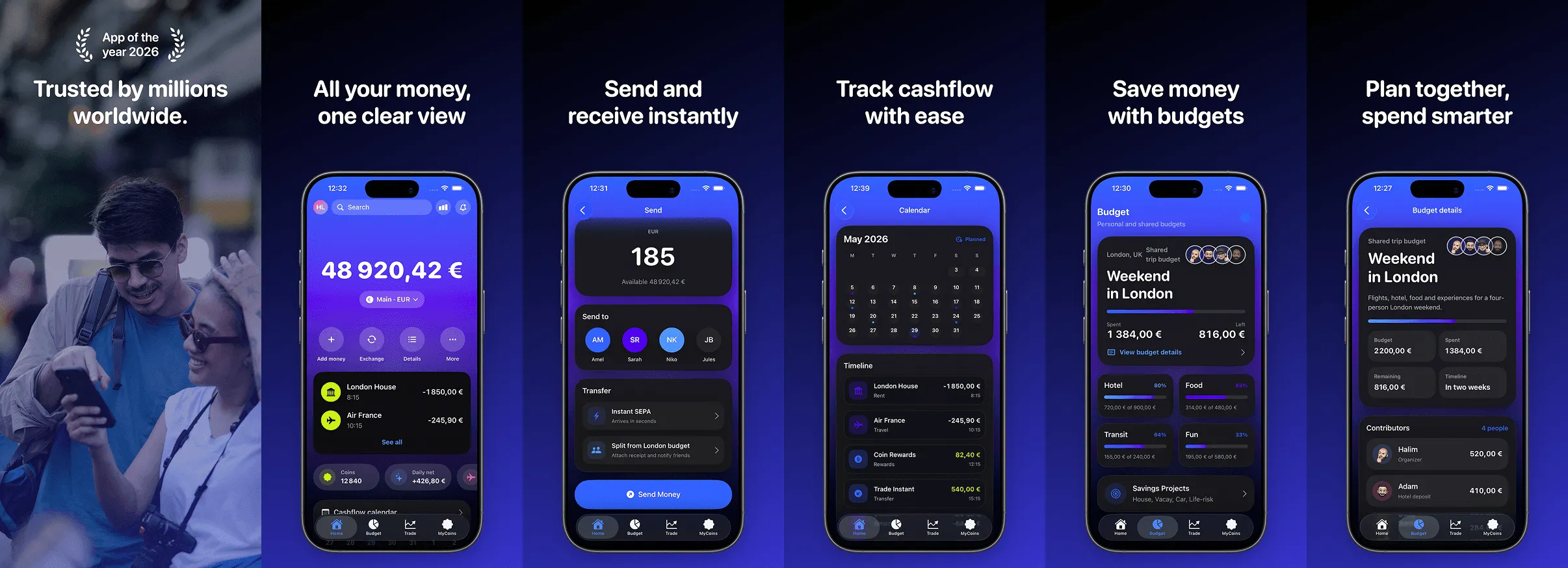 Template - Shipper Screenshots - App Store - Trade coins - For free