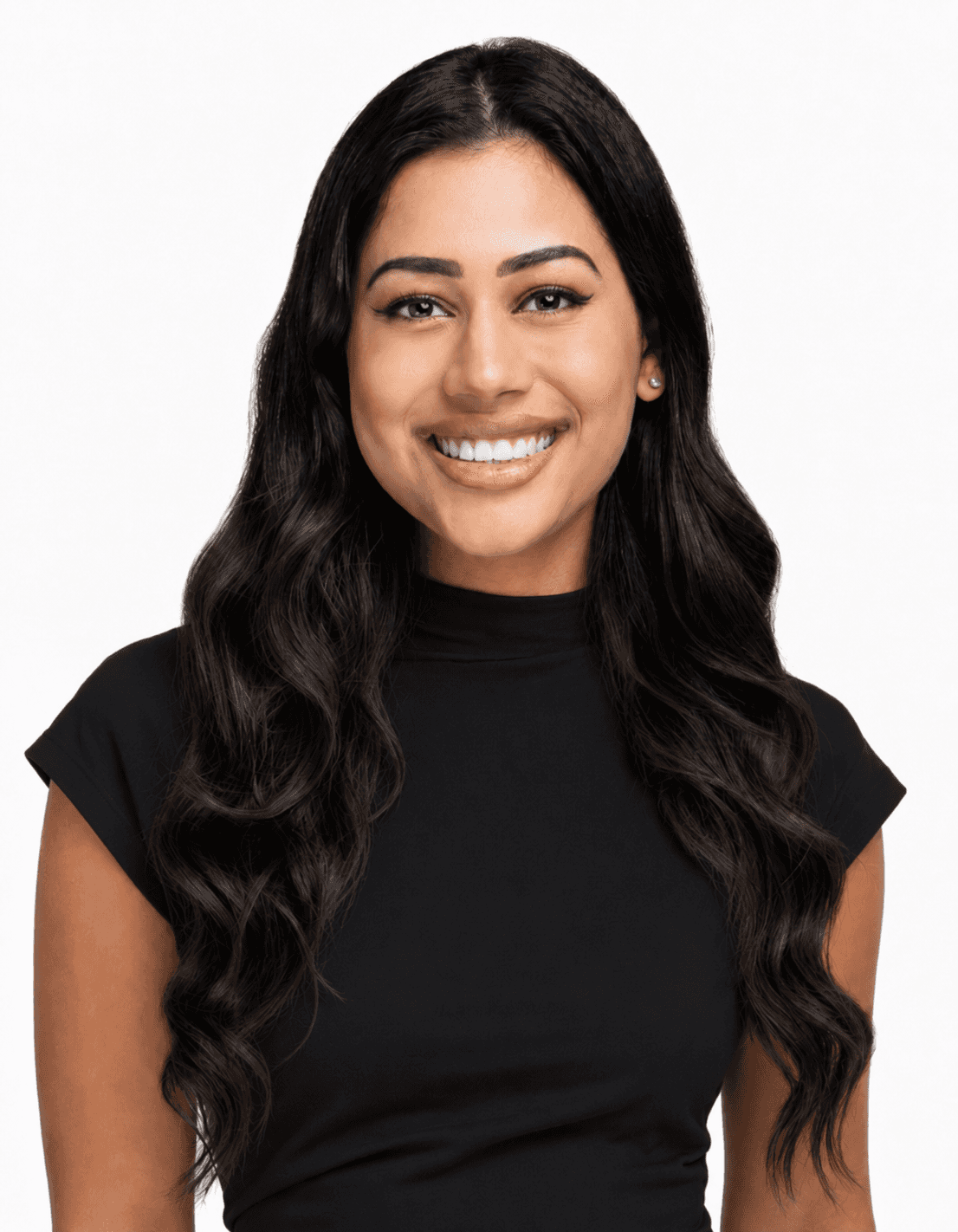 Black and white portrait headshot