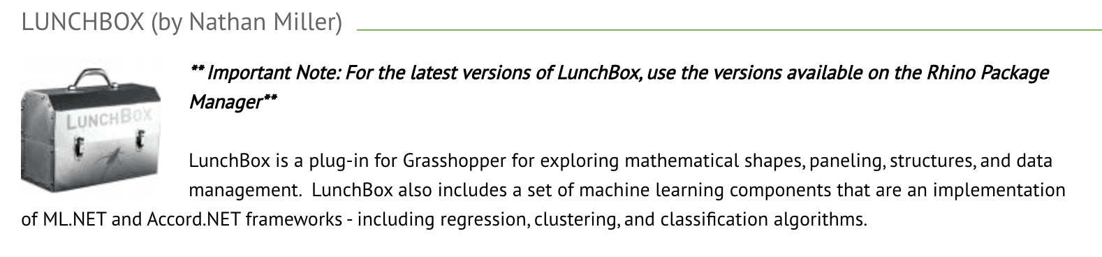 LunchBox is one of the top Rhino plugins for architecture and design, especially if what you’re making needs to utilize mathematical shapes like complex curves and surfaces, or uses repeating patterns and shapes for its paneling or wire structure.