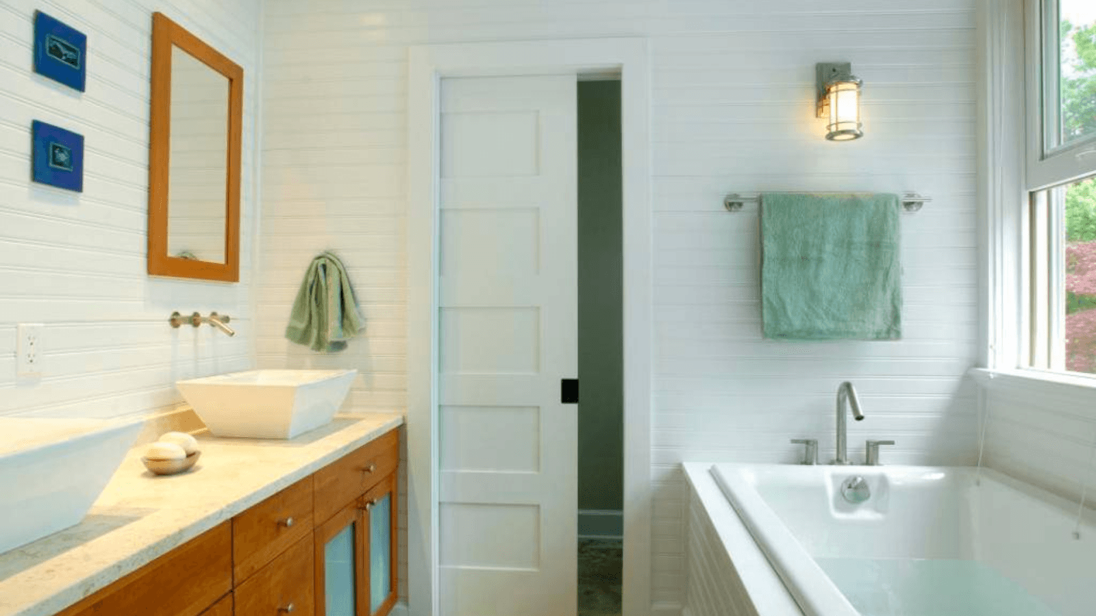 The Pocket Door Bathroom