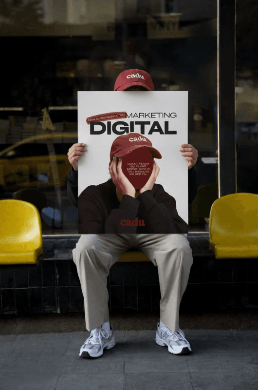 cartaz publicitario cadu
