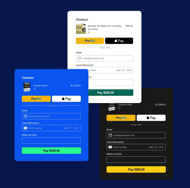 Simplify your checkout process today and create an easy checkout experience for your users.