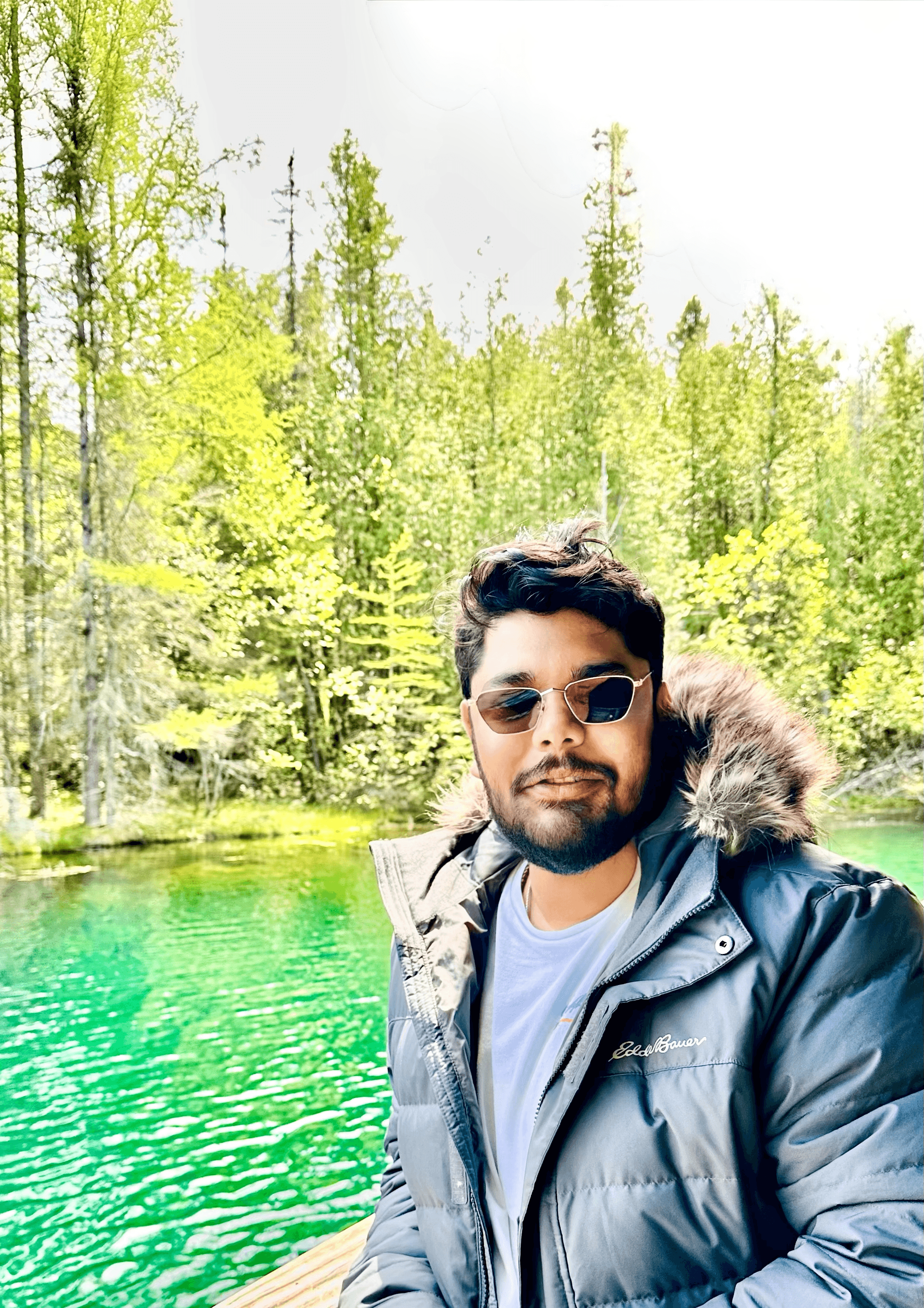 Michael Carter profile with a dynamic light