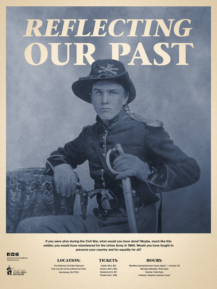 National Civil War Museum Marketing Poster Process Work 4