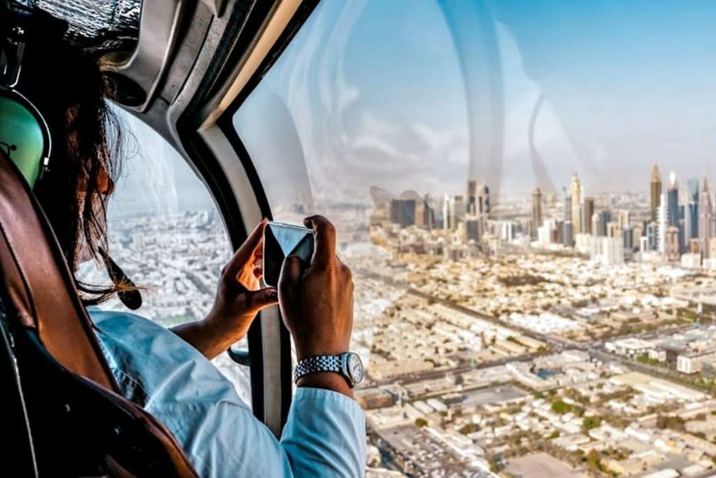 helicopter ride over dubai