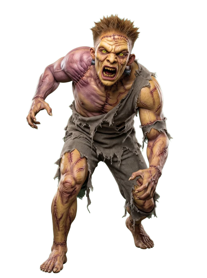 un zombie terrifiant
