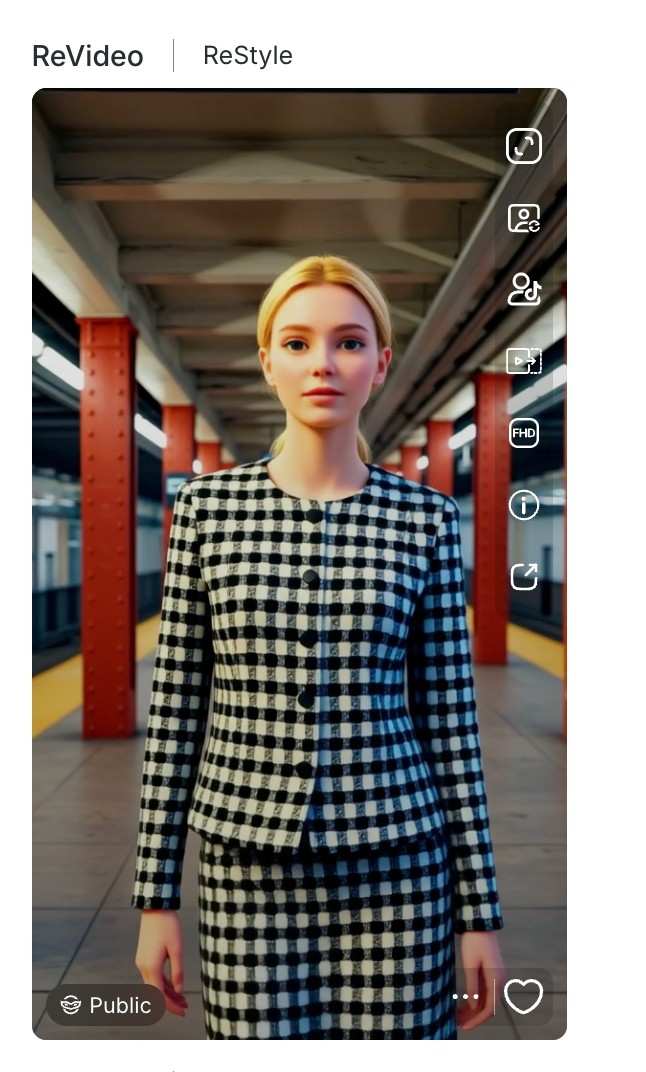 kling2.6 a lady in pixar style