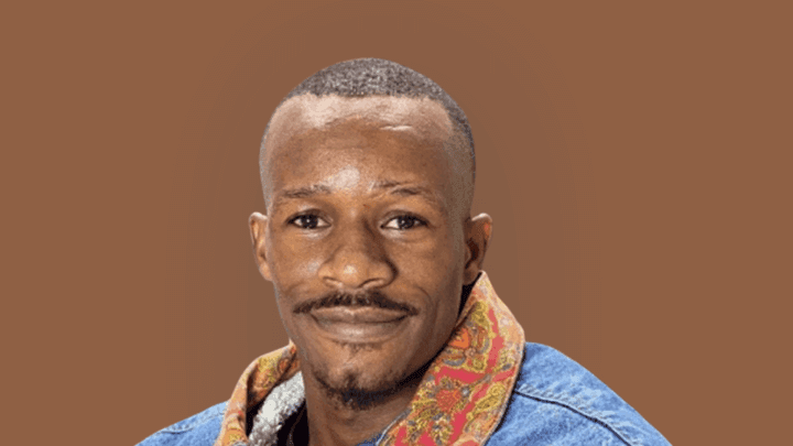 Man potriat smiling