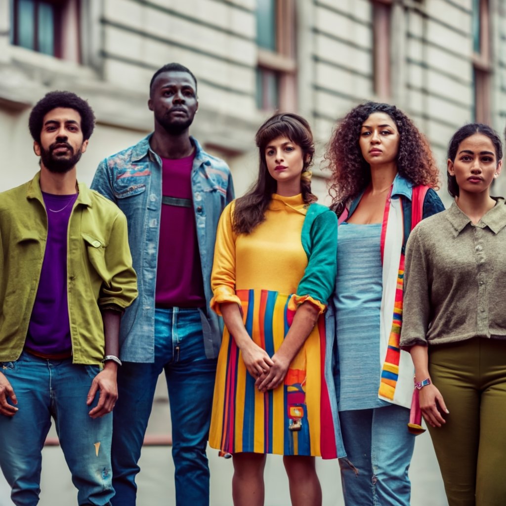Diverse group of individuals awaiting their turn at the immigration department, symbolizing the myriad stories and hopes pinned on the immigration process.