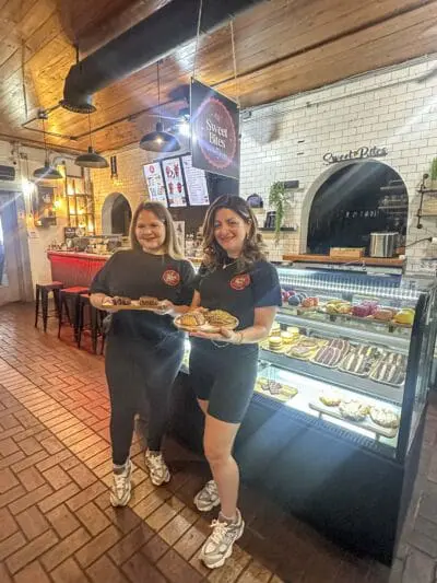 Patricia and Hannah at Sweet Bites