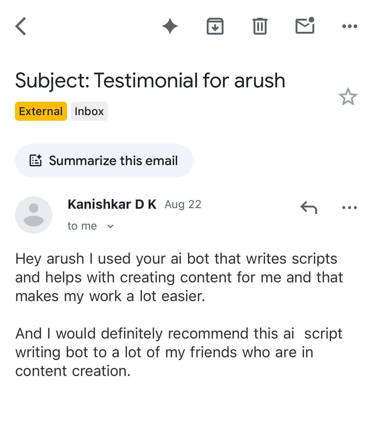 Student Results Proof