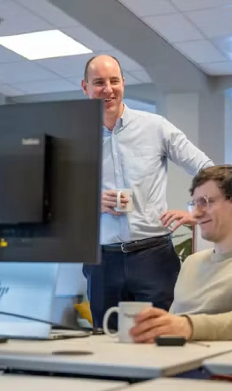 Man in Office Setting