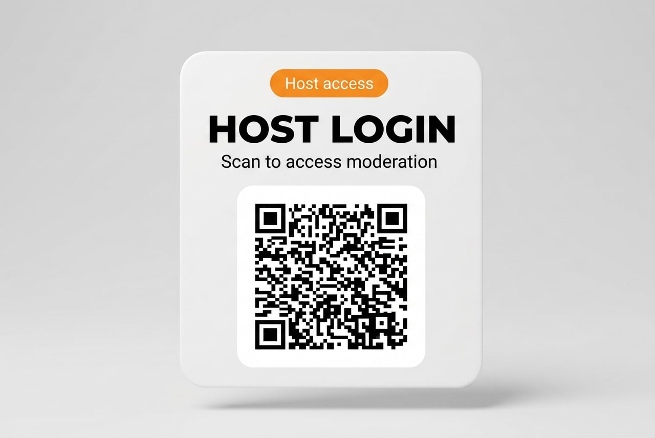 Let another host moderate guest messages from their own device.