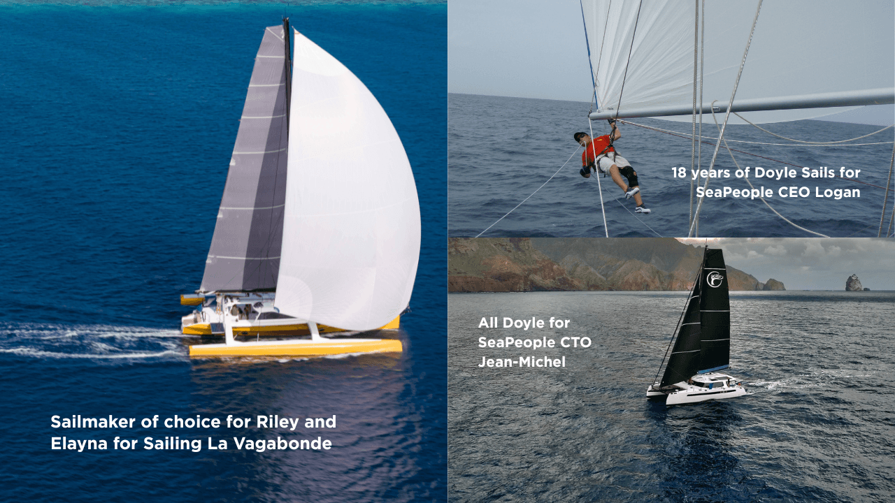 Doyle sails used by the SeaPeople leadership team
