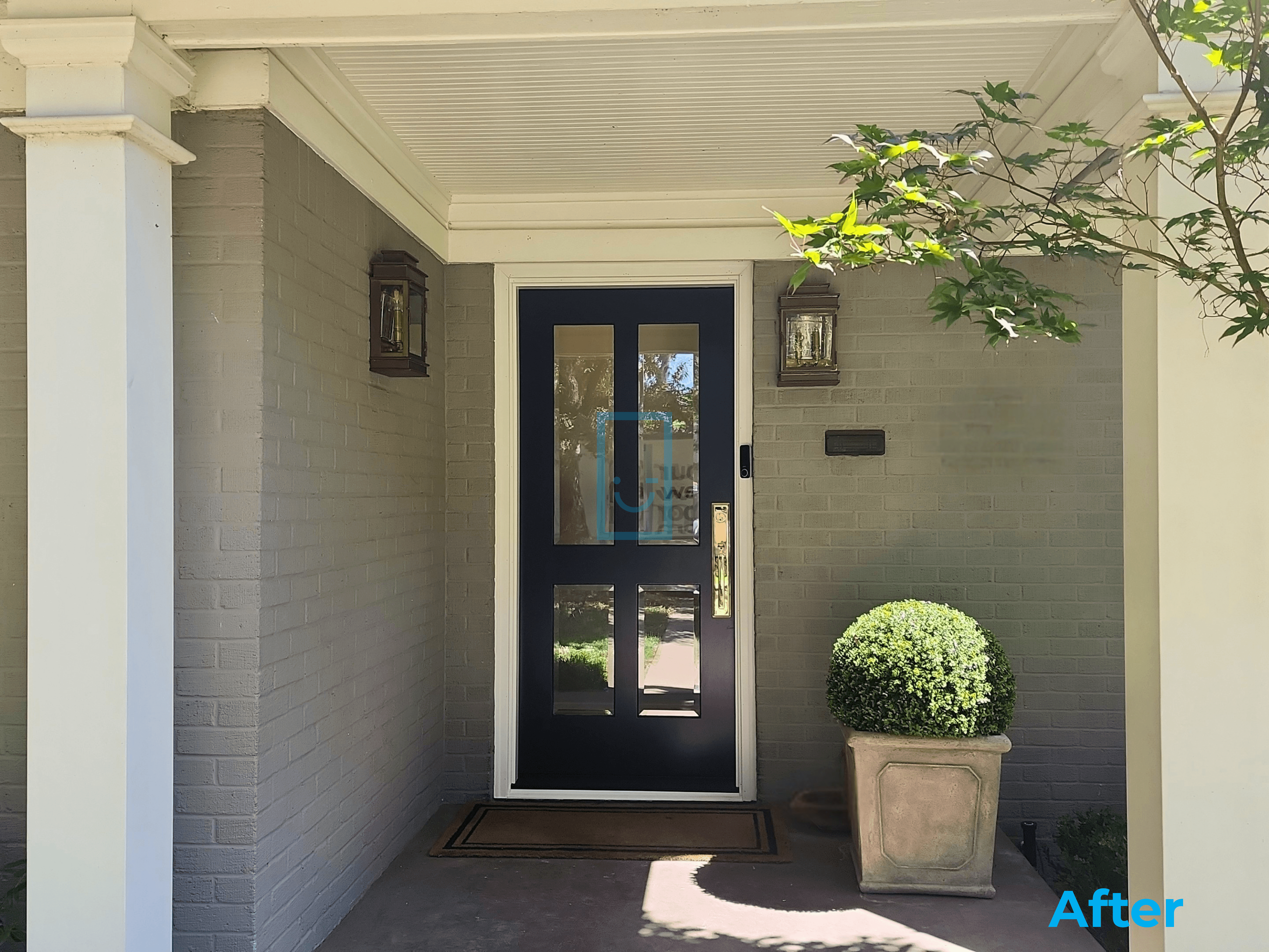 The updated image of a custom door replacement job in Dallas, TX.