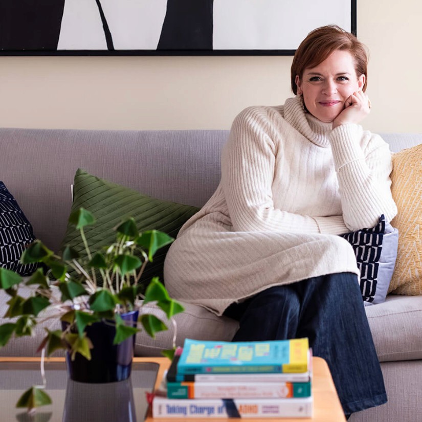 Jenny Chreptyk RN, CNP sitting in her office