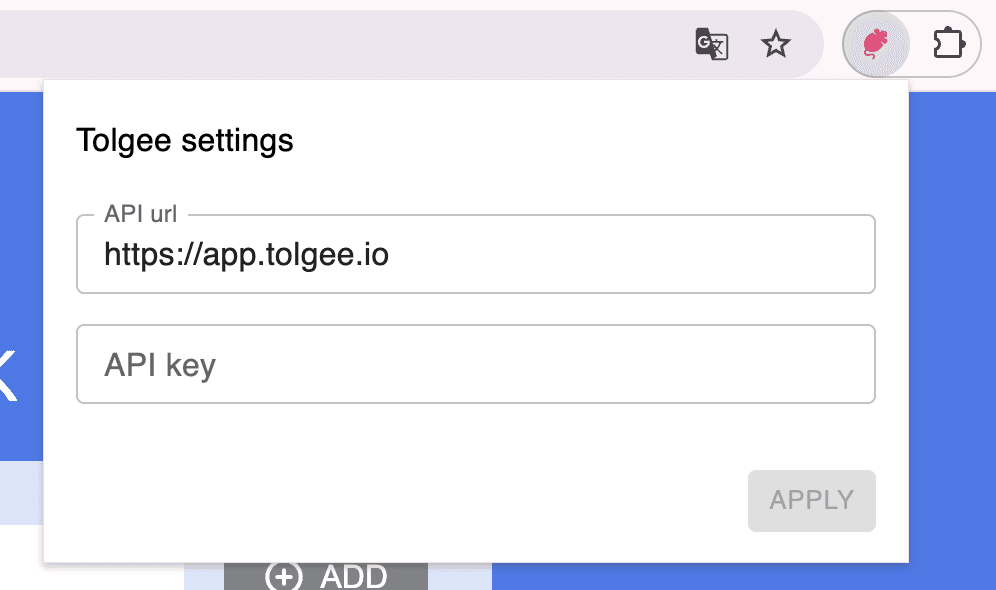 Add API Key