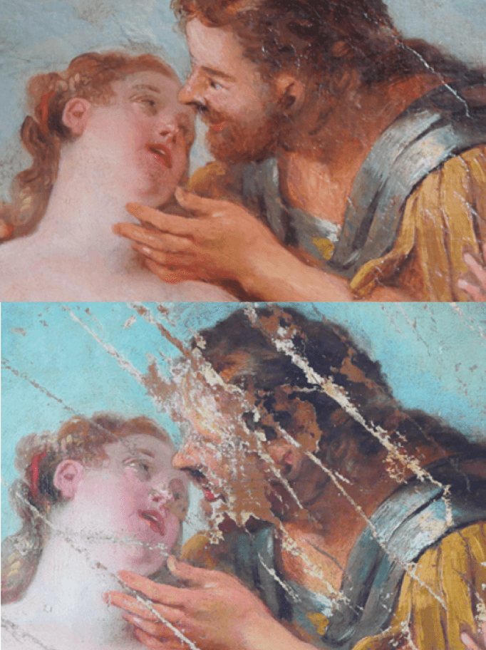 lady checking her phone and smiling