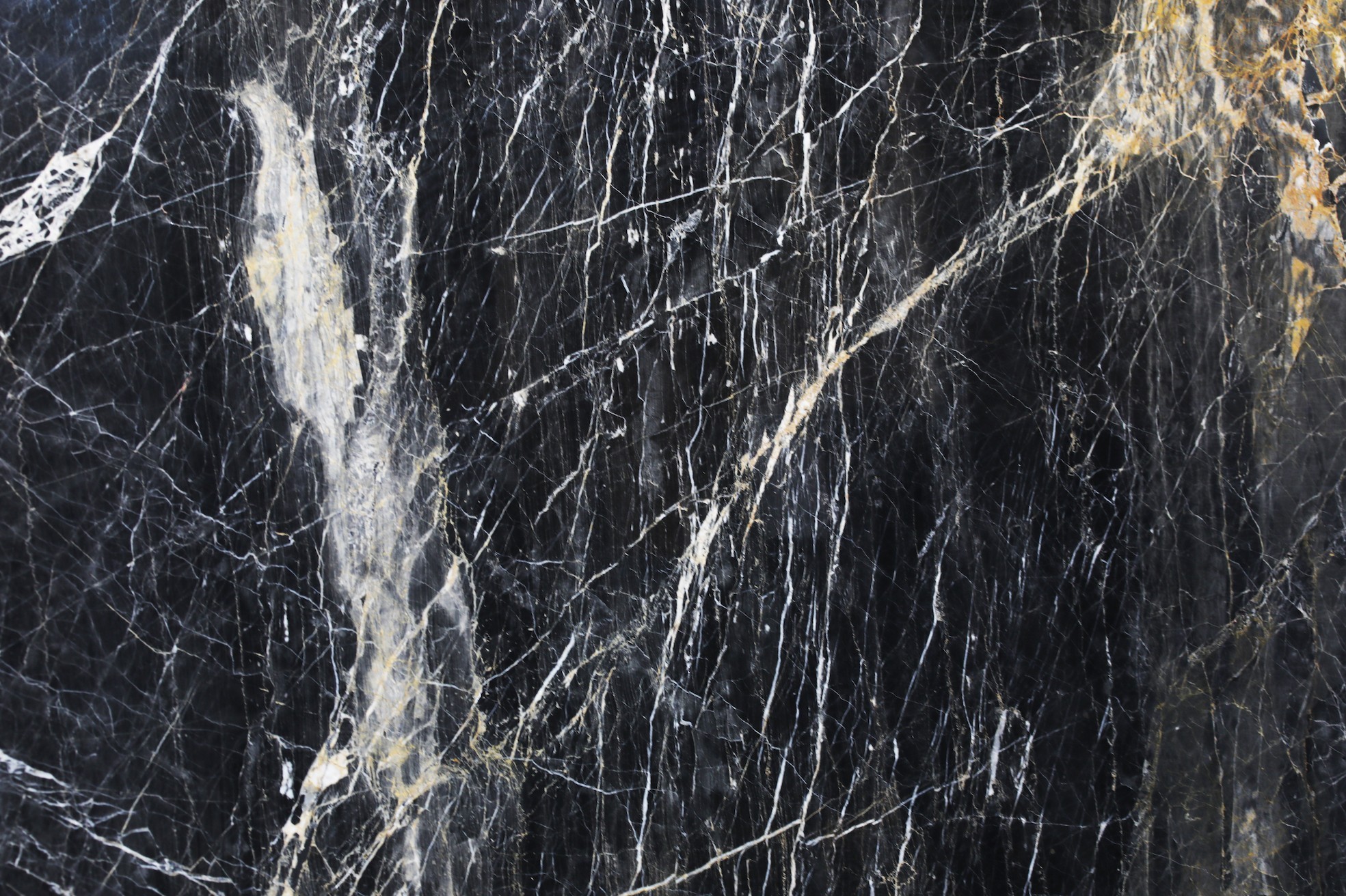 Black & Gold Marmor feine goldene Adern