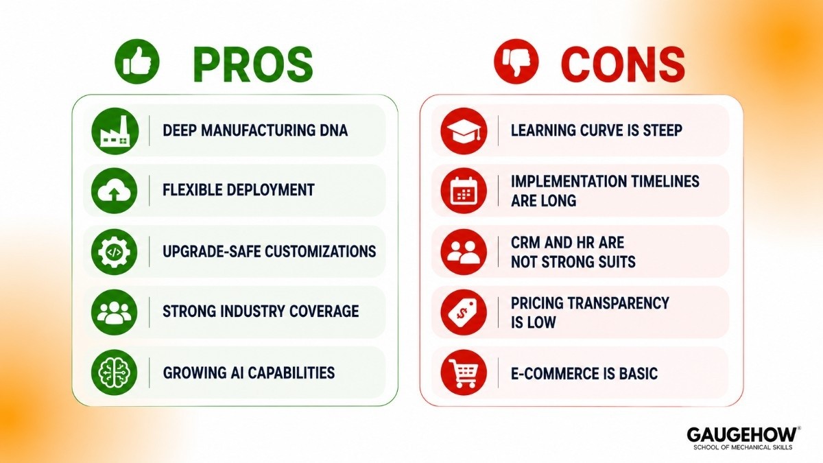 pros and cons of Epicor Kinetic