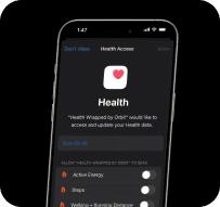 Spending chart card showing a line graph with a highlighted data point from June 2028