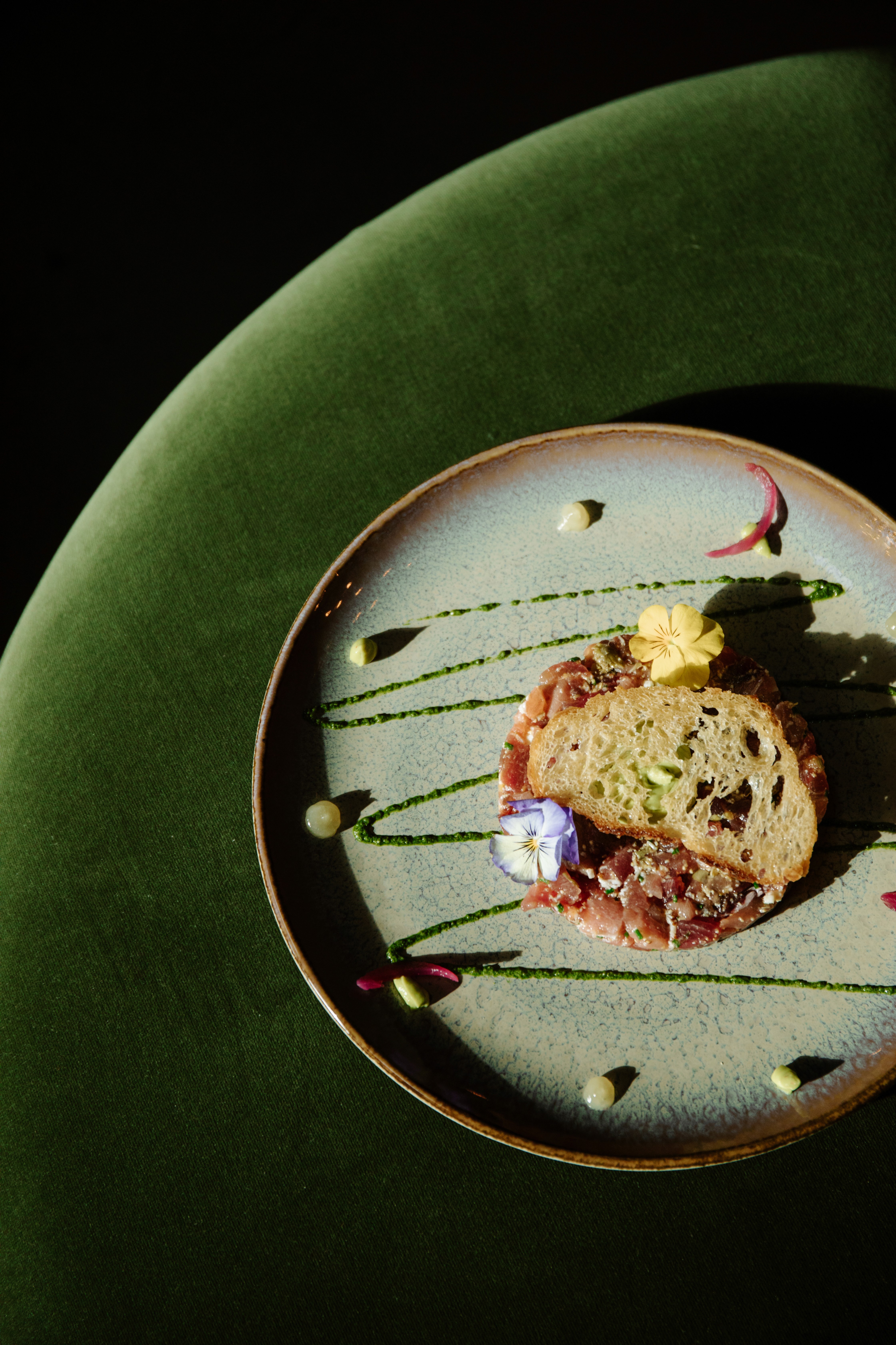 Wood chair in a bright, white space