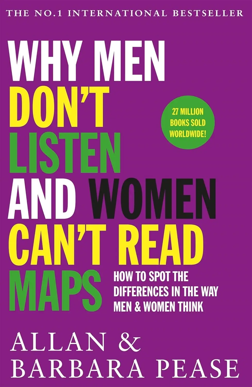 Book Cover Image - Why Men Don't Listen & Women Can't Read Maps