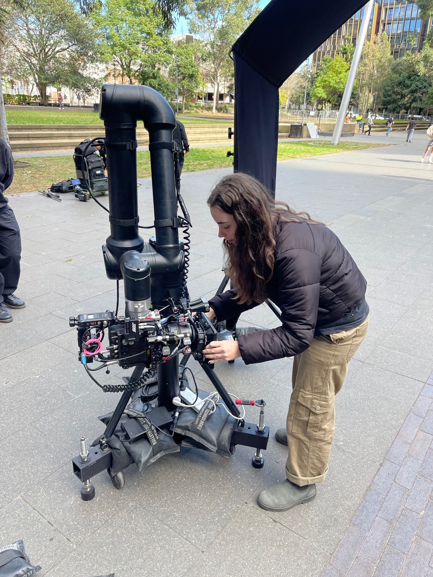 Behind the scenes