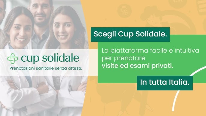 Healthcare digital platform CUP Solidale promoting private medical bookings in Italy, strategic marketing and growth project developed within Alessandro Brancati Marketing, Technology & Growth Studio
