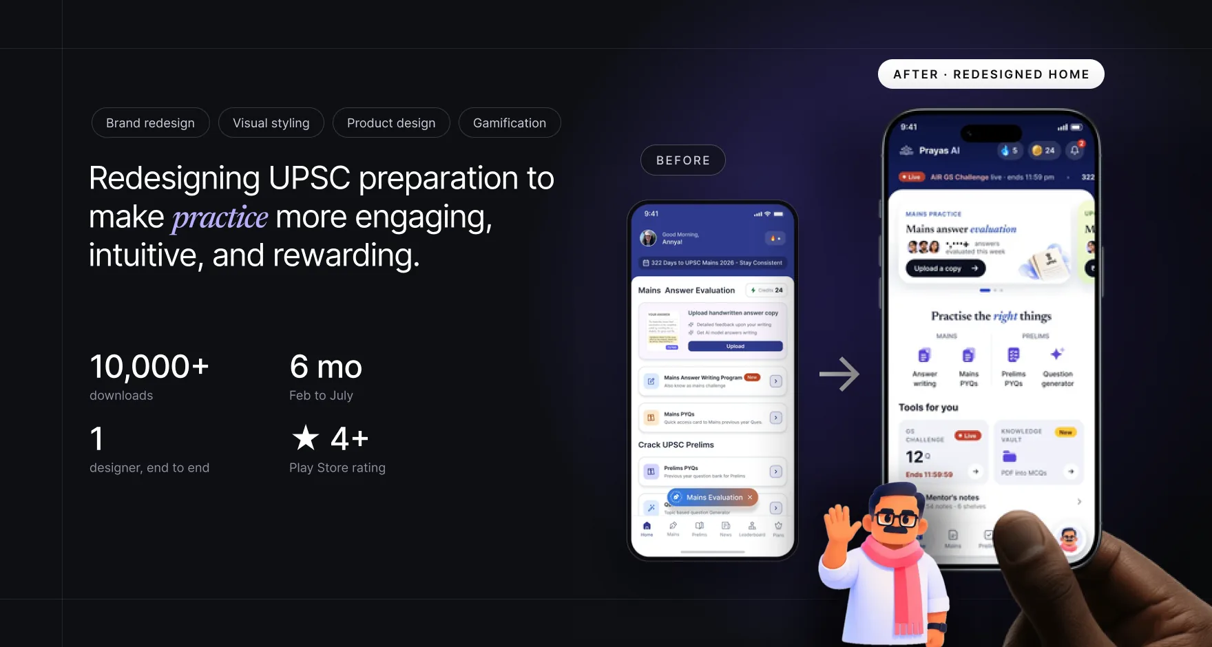 Redesigning UPSC preparation to make practice more engaging, intuitive, and rewarding.
