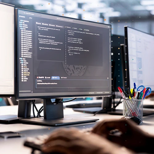 developers looking at more code