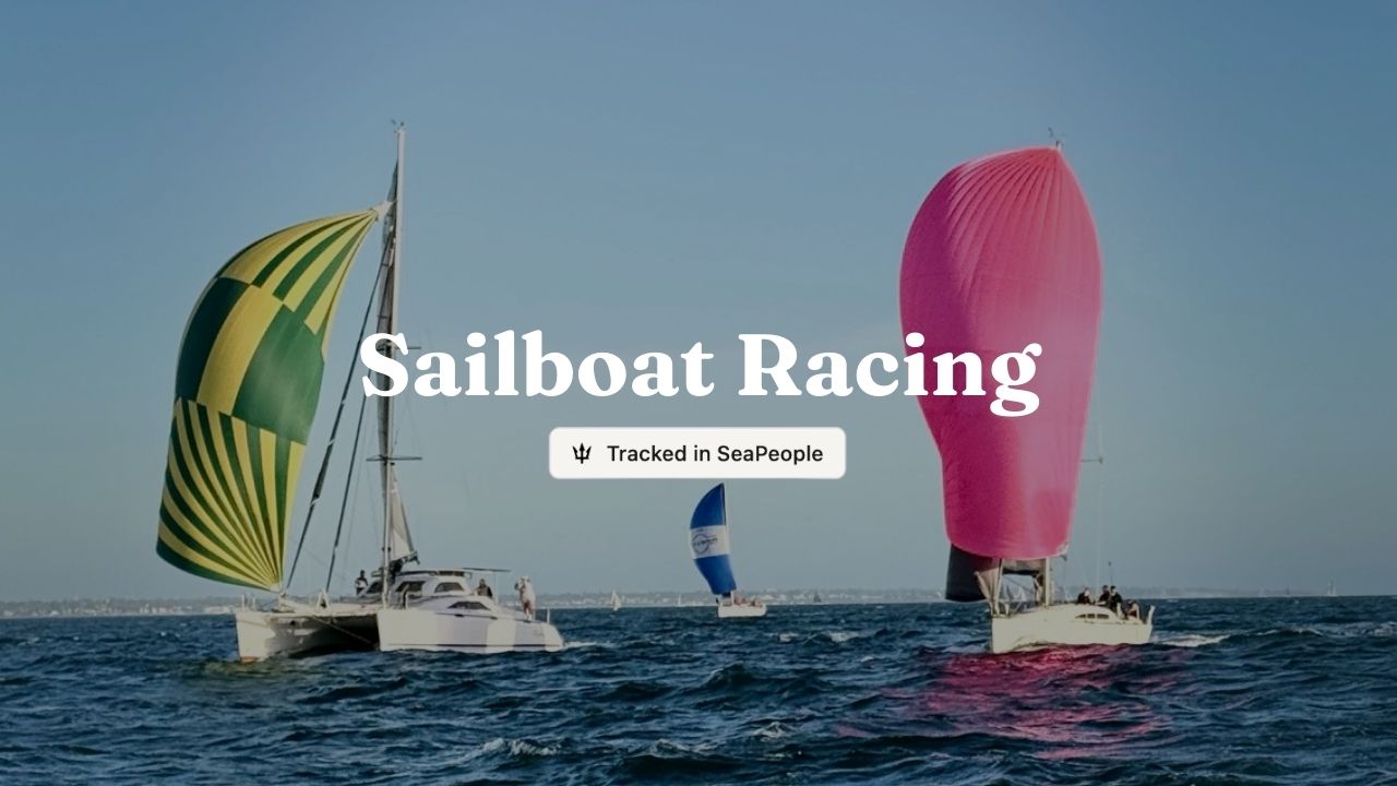 Sailboat racing tracked in SeaPeople