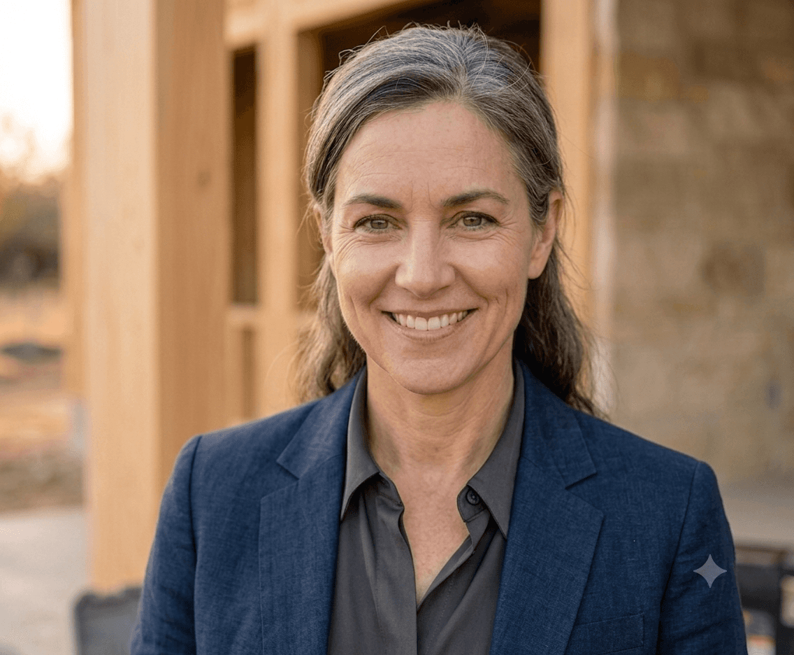 Portrait of Elena Marsh, Lead Architect and Design Director at Stoneridge Build Co