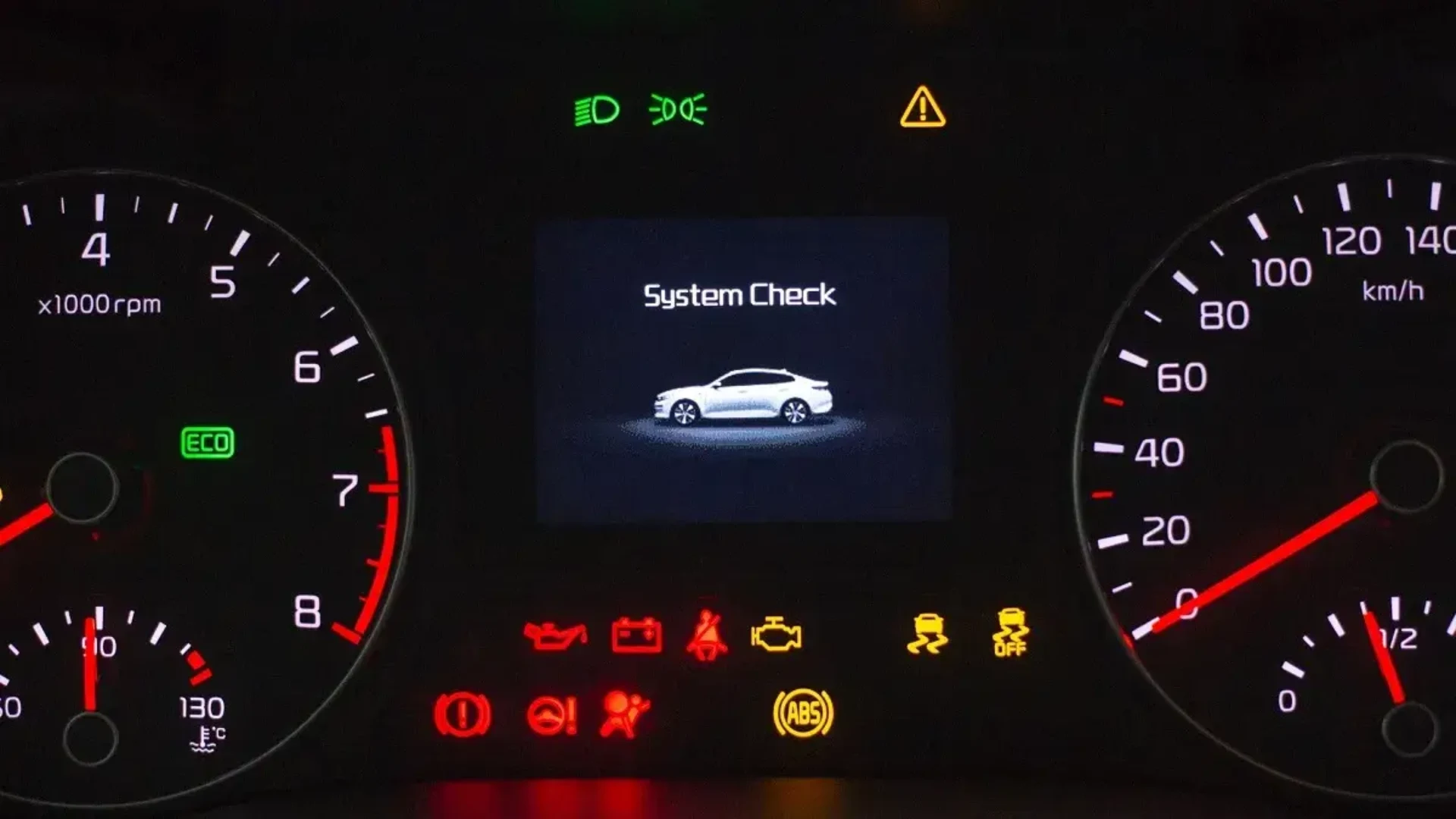 Car Dashboard Warning Lights