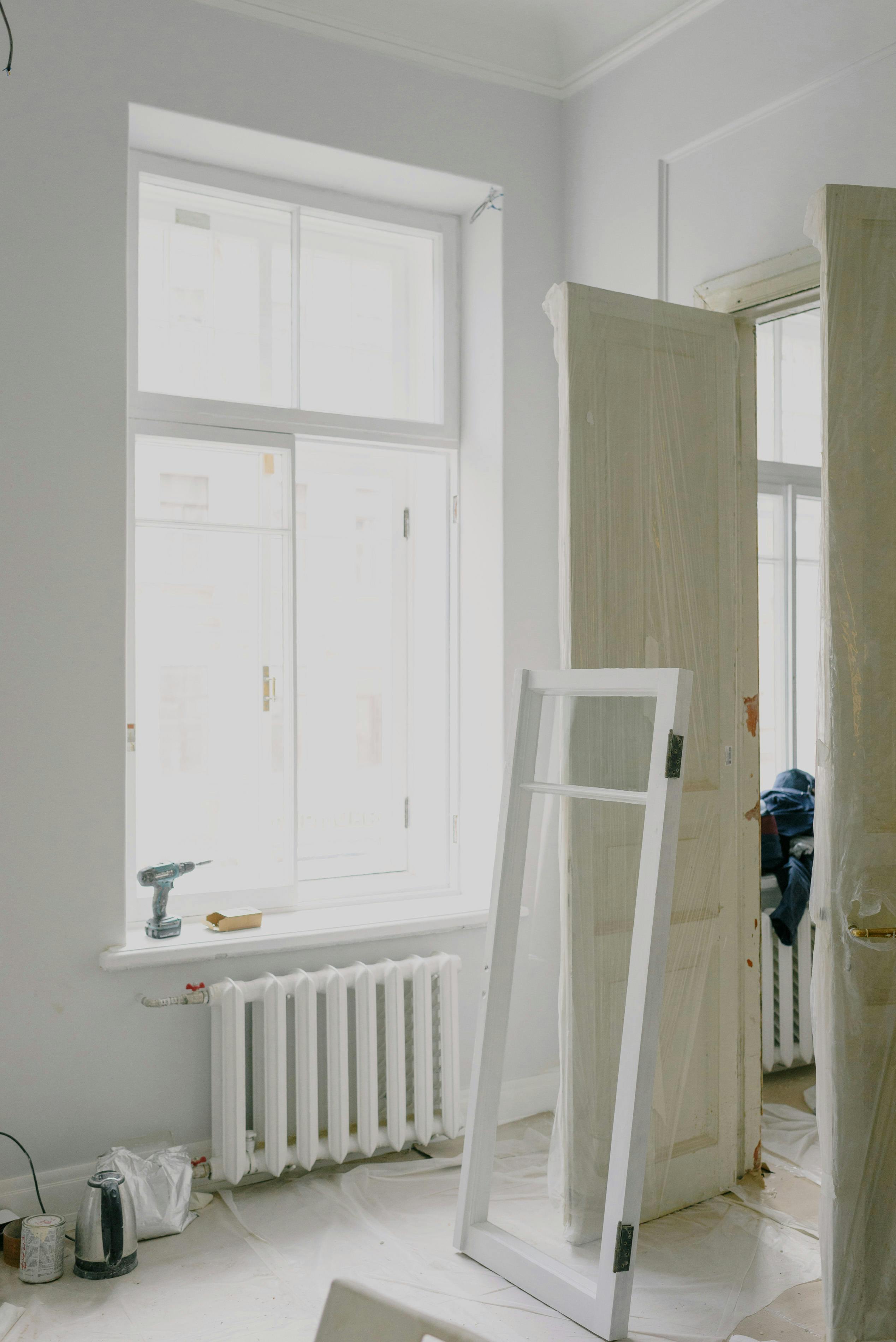 Chantier de rénovation intérieure chez un particulier par un artisan à Compiègne