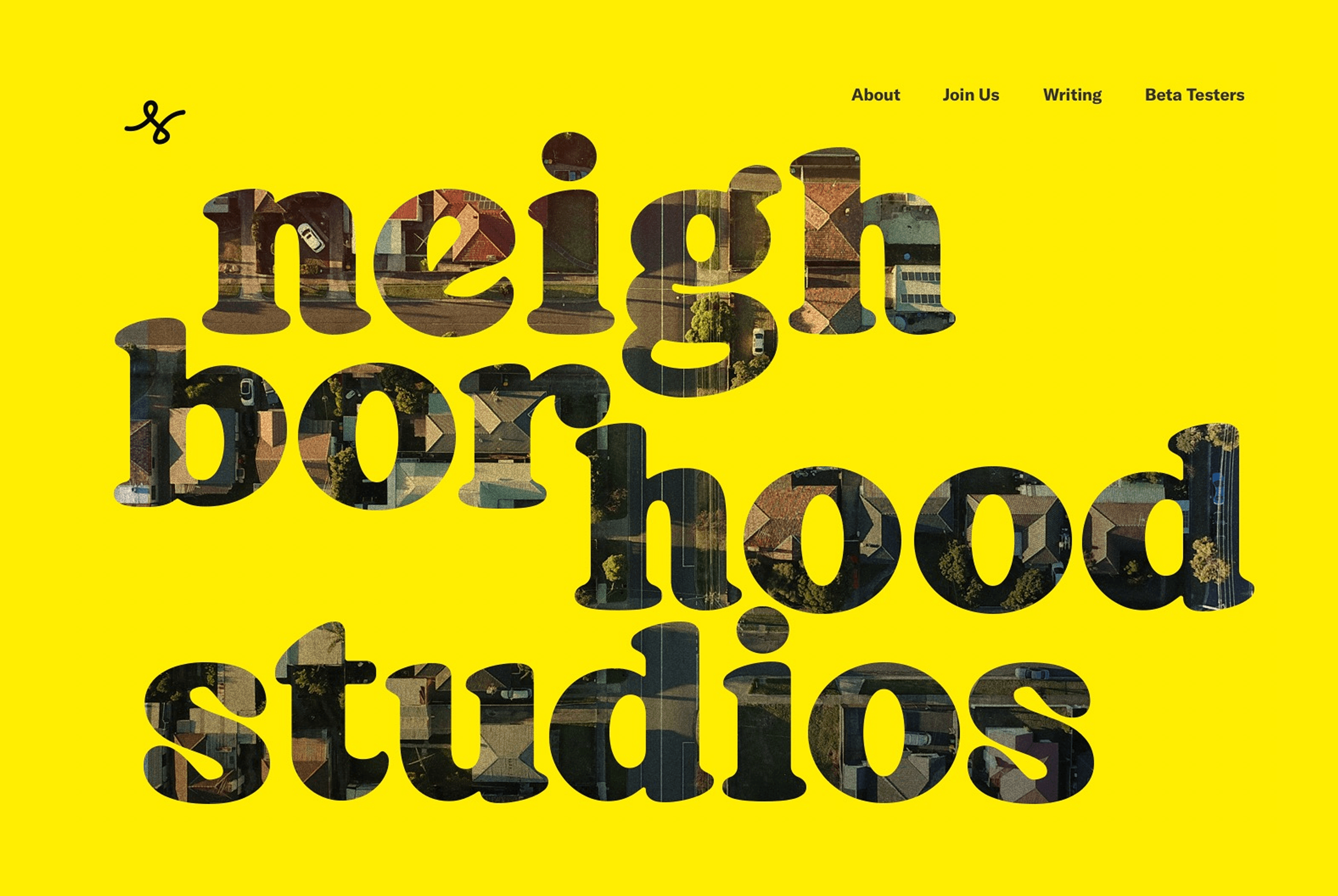 Neighborhood Studios homepage concept