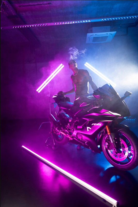 Bike indoor shooting für Content Produktion