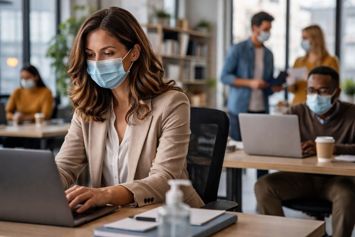 Regresa el cubrebocas a las oficinas